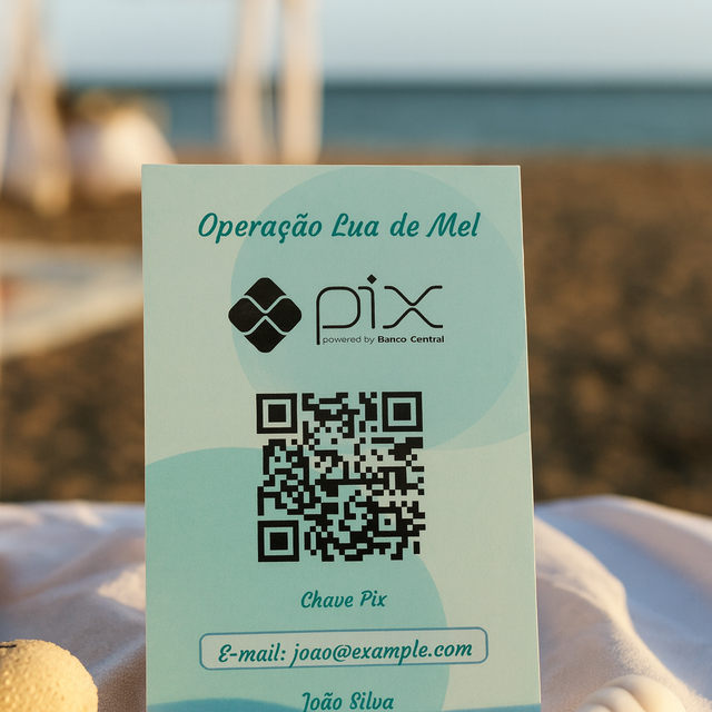 Exemplo de uso: Beach Wedding